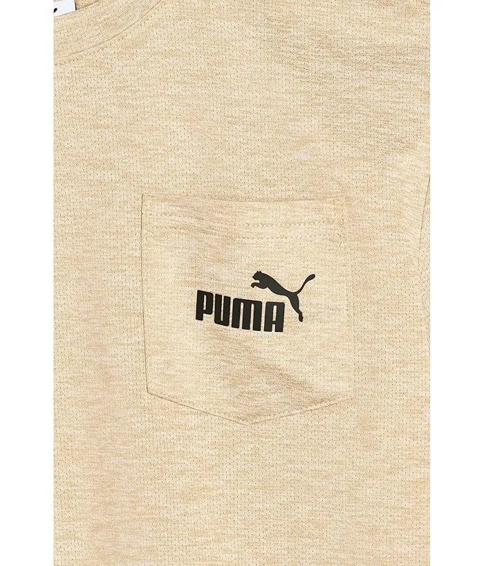 Детский комплект футболка и шорты из флиса Air Mesh PUMA Kids, Sand Dune — фото 3