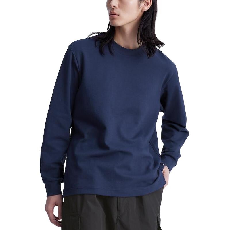 

Футболка мужская темно-синяя Uniqlo, темно-синий