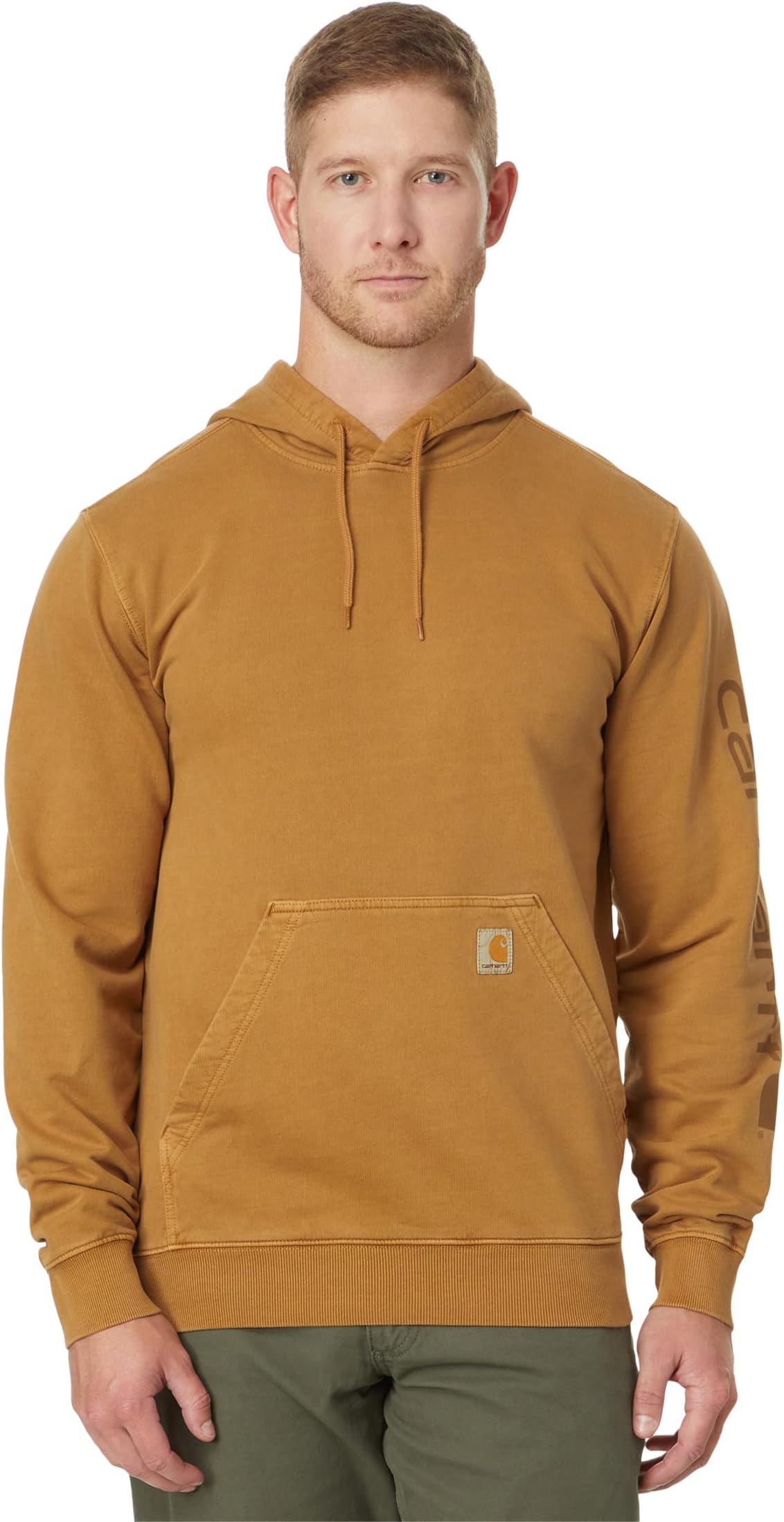

Толстовка Carhartt Relaxed Fit Midweight French Terry Graphic Sweatshirt, цвет Carhartt Brown