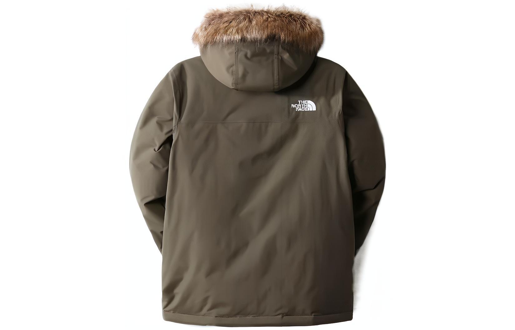 Пуховик новый серо-зеленый детский THE NORTH FACE, Nouveau Gray Green — фото 3