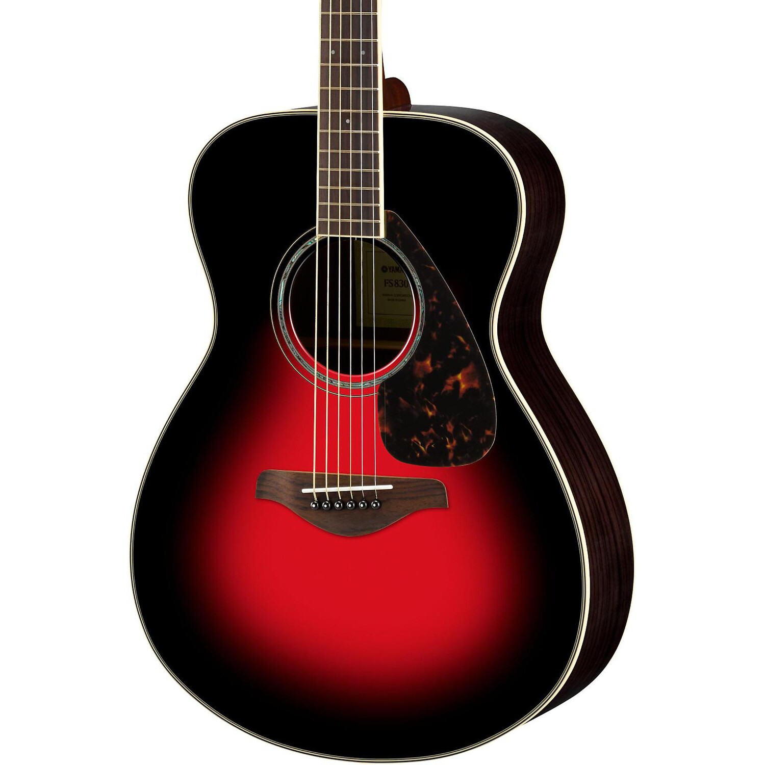 

Акустическая гитара Yamaha FS830 с малым корпусом Dusk Sun Red