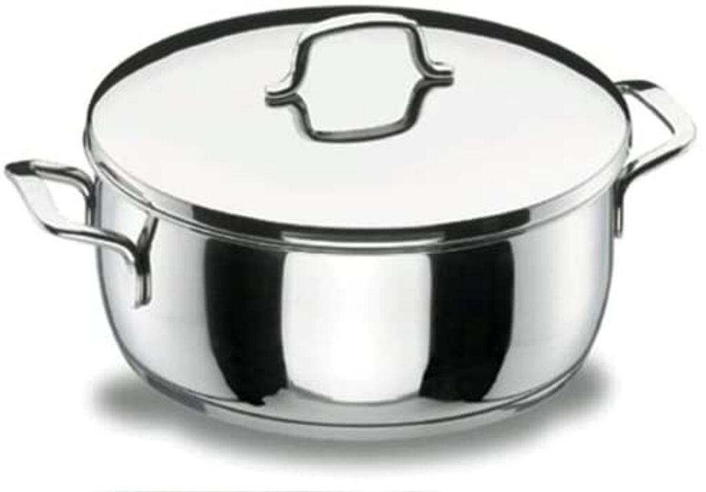 

Lacor 90020 Faitout Gourmet Кастрюля 20 см с крышкой, нержавеющая сталь, диаметр 20 см, подходит для индукционных плит