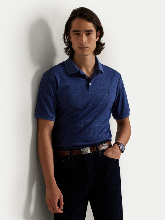 

Поло slim fit 710P07351002 Polo Ralph Lauren, синий