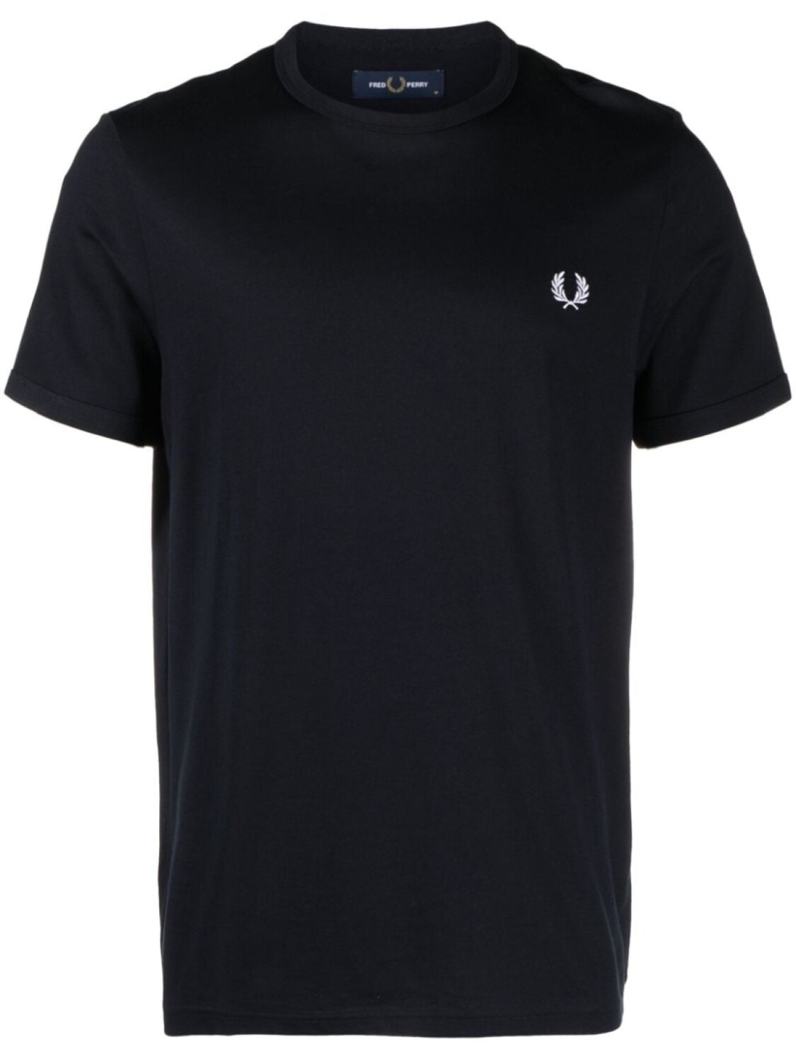 

Fred Perry футболка Ringer с вышитым логотипом, синий