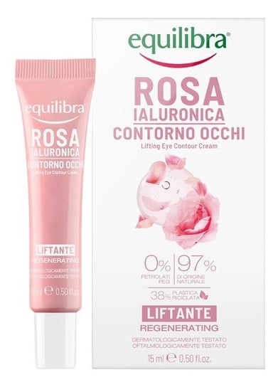 

Крем-лифтинг для глаз «Роза» с гиалуроновой кислотой, 15 мл Equilibra, Rosa Lifting Eye Contour Cream, Equalibra