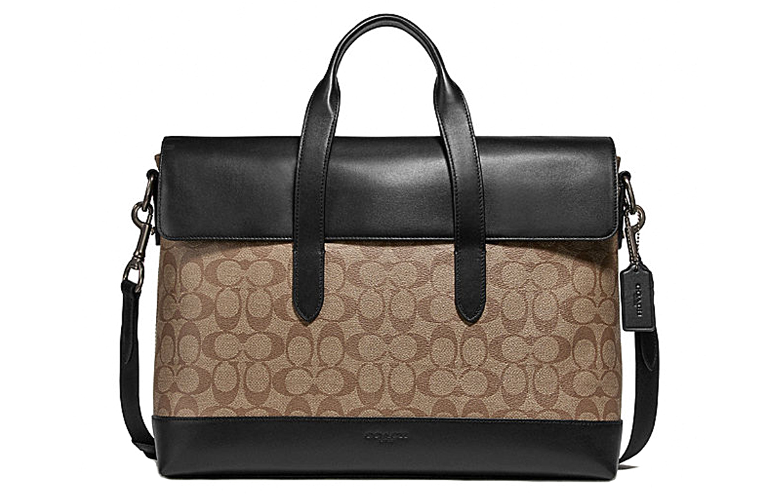 

Мужская сумка Hamilton 38 Monogram большая портфель COACH