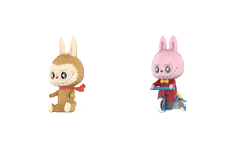 

Фигурка Pop Mart Labubu The Monsters Toy Collection Blind Box Mystery Box, 8 см, Plush Doll + Winding Tricycle