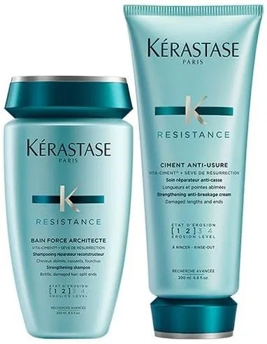 Шампунь «Résistance Bain Force Architecte» и кондиционер «Ciment Anti-Usure» от Kerastase Gorgeous Shop