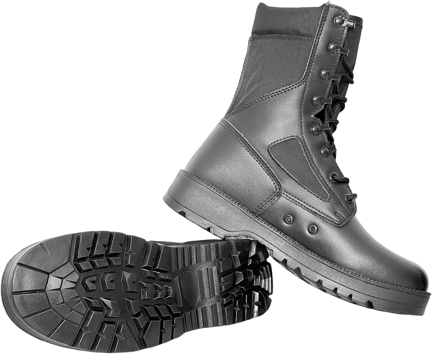 

Мужские тактические боевые ботинки Alloaone с шнуровкой, для активного отдыха, походов, работы в пустыне, удобные, дышащие, с поддержкой, черный