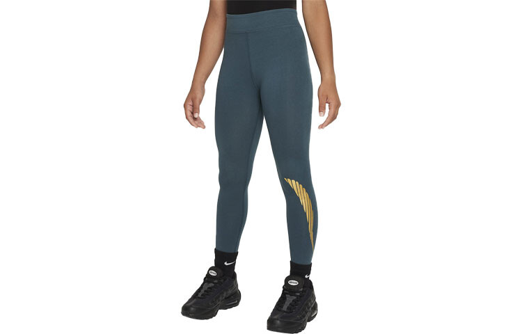 

Детские трикотажные спортивные штаны Nike, темно-зеленый