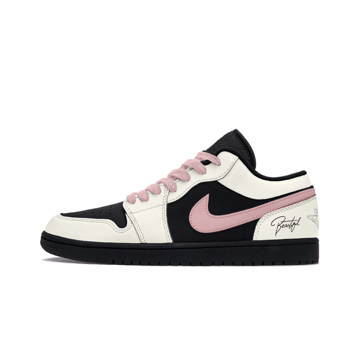 Кроссовки баскетбольные низкие Jordan Peach Ink White — фото 3