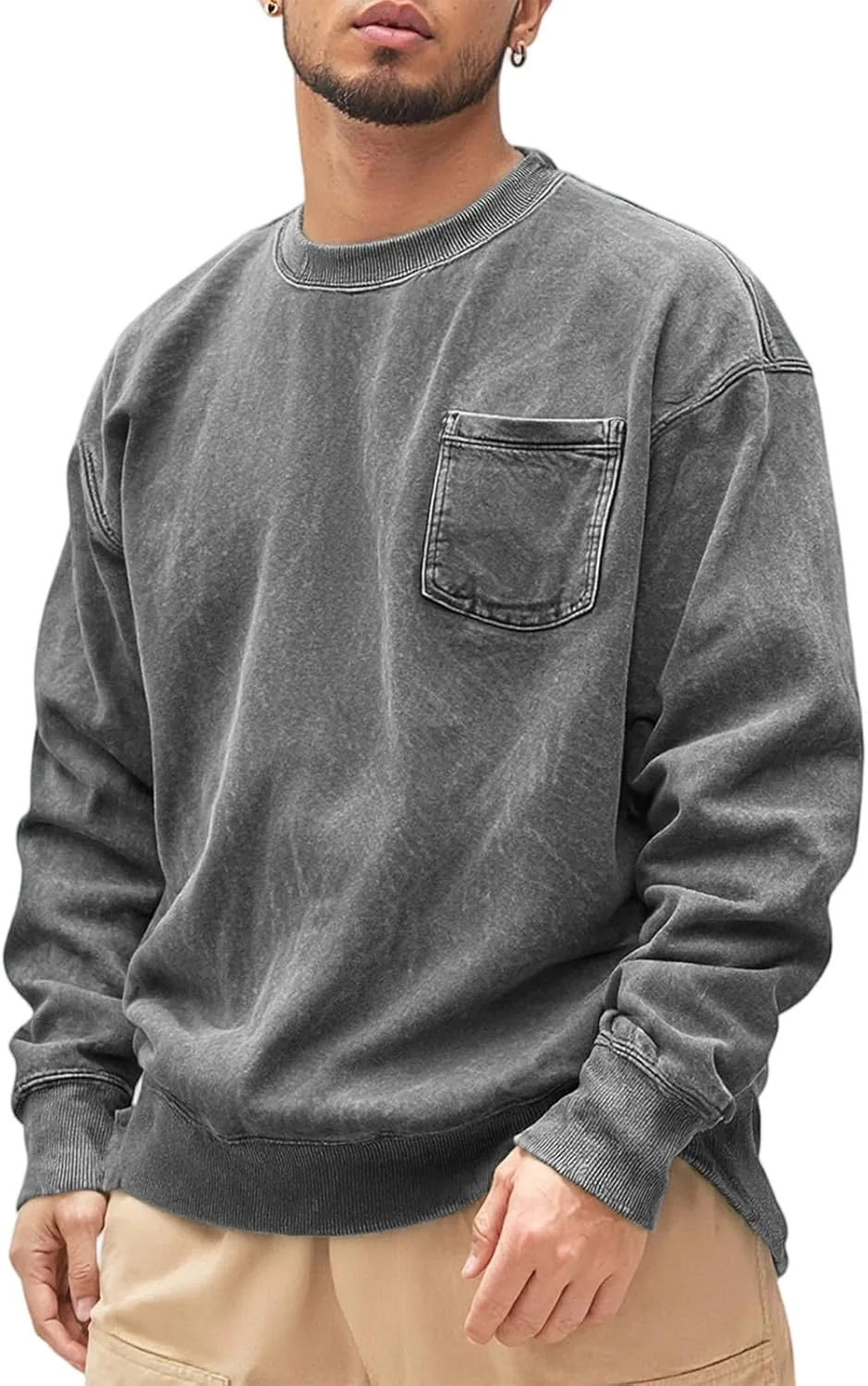 

Мужской худи оверсайз с принтом UJAKEL