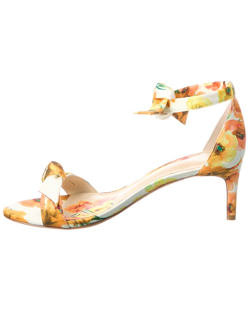 Alexandre Birman Clarita 60 Satin Sandal, желтый — фото 2