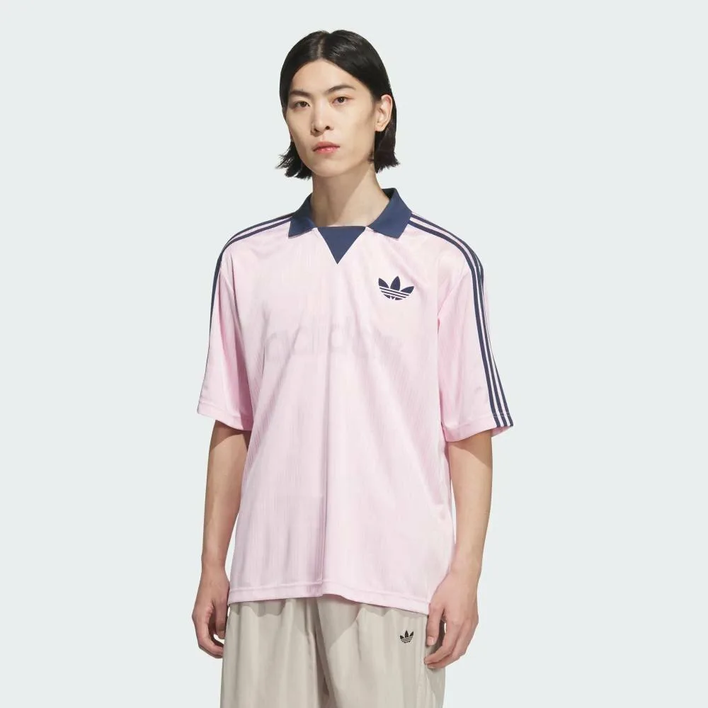 Вратарская футболка с воротником Adidas, pink