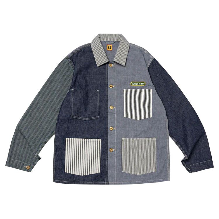 

Куртка Human Made Crazy Coverall Jacket #2 Indigo, синий