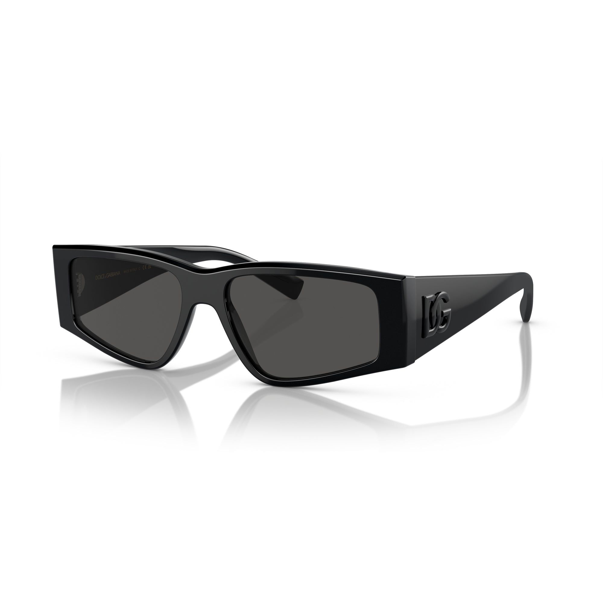 

Солнцезащитные очки Dolce & Gabbana DG 4453 501/87 55 мм мужские прямоугольные, черный