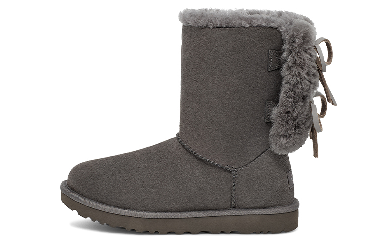 Угги женские UGG Classic Double Bow, серый