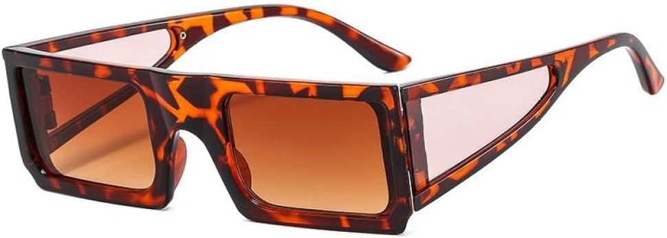 

Модные прямоугольные солнцезащитные очки для женщин и мужчин, с поликарбонатными линзами, в винтажном стиле, для вечеринок и пляжа, защита от ультрафиолета UV400 LVTFCO, C6