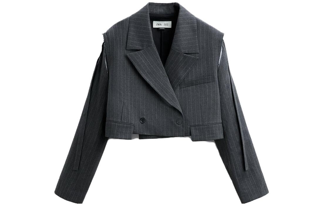 

Деловой костюм женский серый Zara