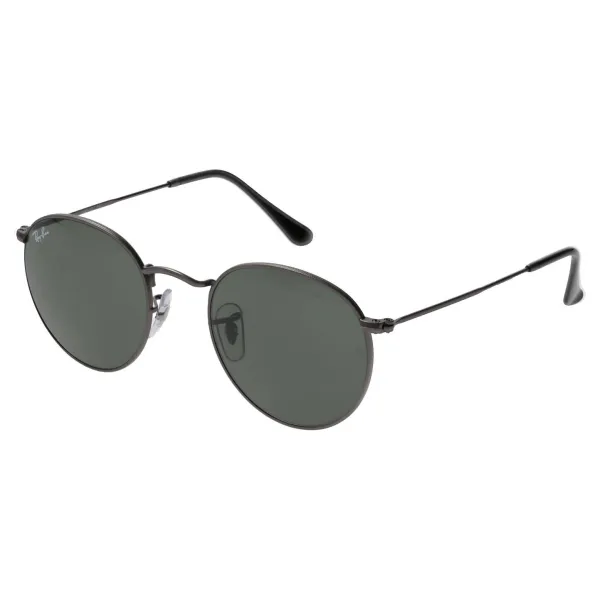 

Круглые металлические солнцезащитные очки Ray-Ban, металлический