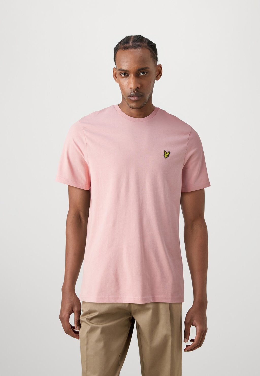 

Базовая футболка Plain Lyle & Scott, пальмово-розовая