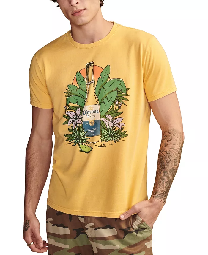

Мужские футболки Corona Tropical Lucky Brand, желтый