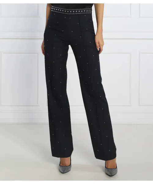 

Шерстяные брюки Pepita Regular fit Pinko, синий