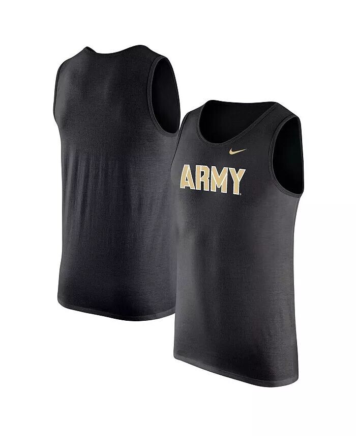 

Мужская черная армейская майка Black Knights Nike, черный