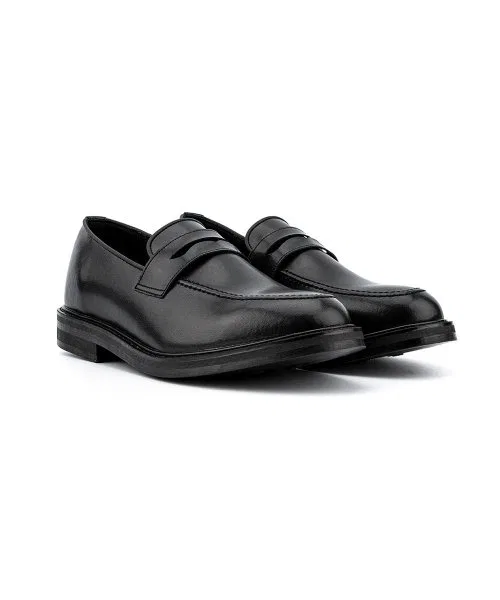 Мужские лоферы MIAMIPROJECT MF 3003 LIVERPOOL BASIC из искусственной кожи чёрные — фото 2