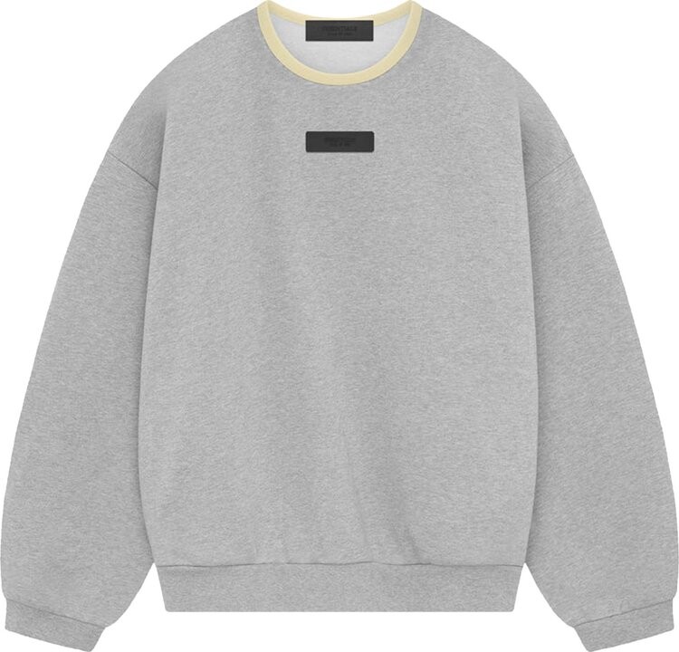 

Толстовка Fear of God Essentials Crewneck 'Light Heather Grey', серый