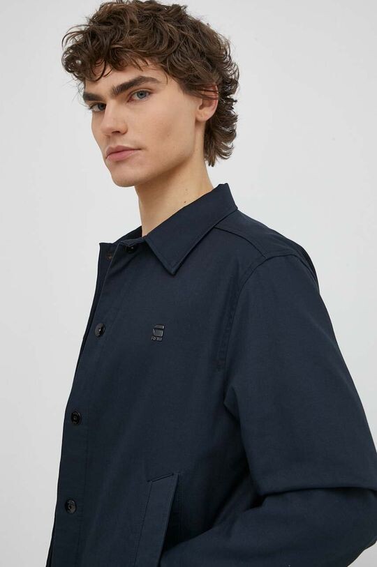 

Хлопковая куртка G-Star Raw, темно-синий