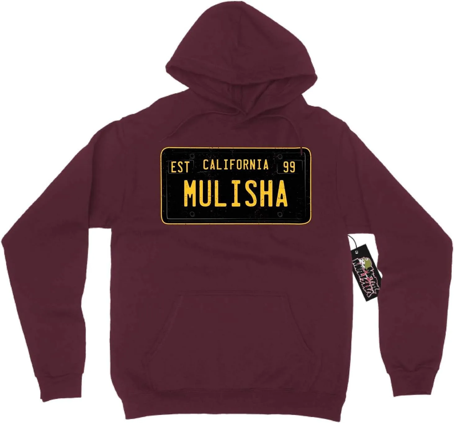 

Толстовка с капюшоном Metal Mulisha CA Plate Maroon Red