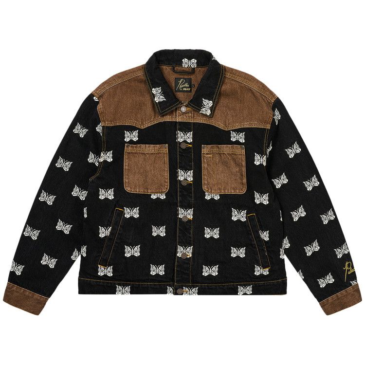 

Куртка Palace x Needles Western Denim Jacket, Black