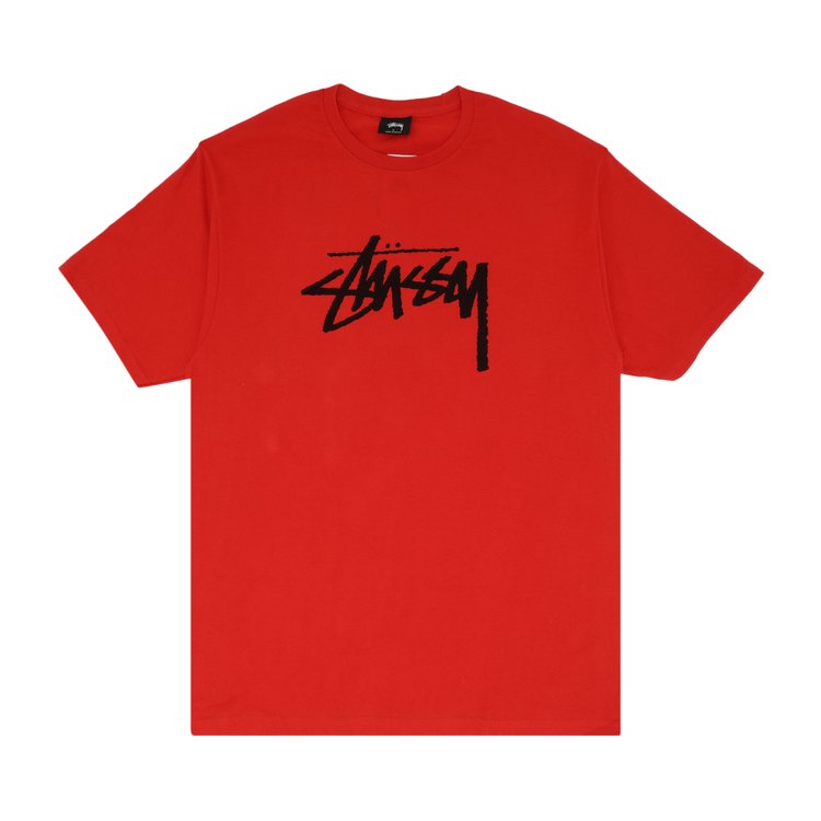 

Футболка Stussy Stock 'Red', красный