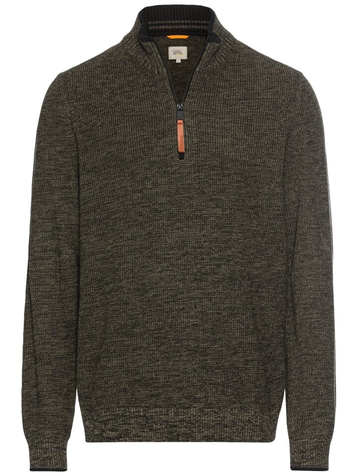 

Пуловер Camel Active aus einem Baumwollmix, цвет dunkel khaki