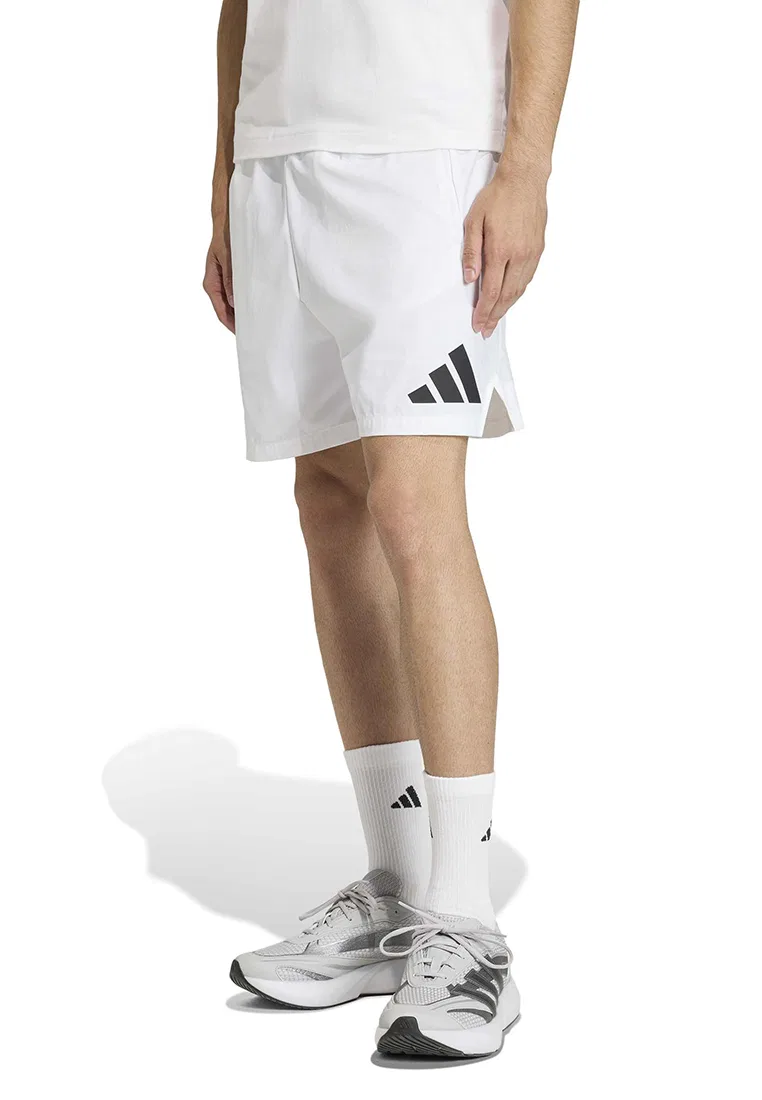 Шорты спортивные, тканые, Z.N.E., Adidas, белый