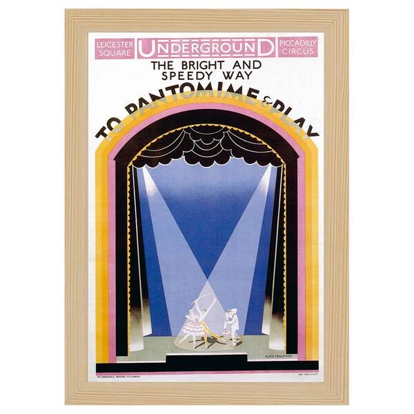

Рамка для фотографий LegendArte Poster 1925 Pantomime цвет eiche