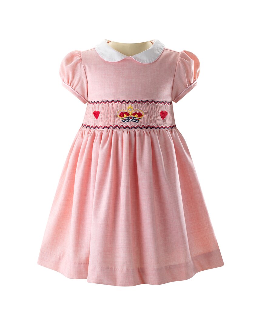 

Платье Rachel Crown с буфами Rachel Riley, розовый