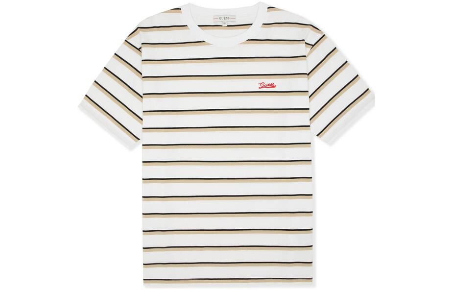 

GUESS Мужская футболка, цвет Black Stripes