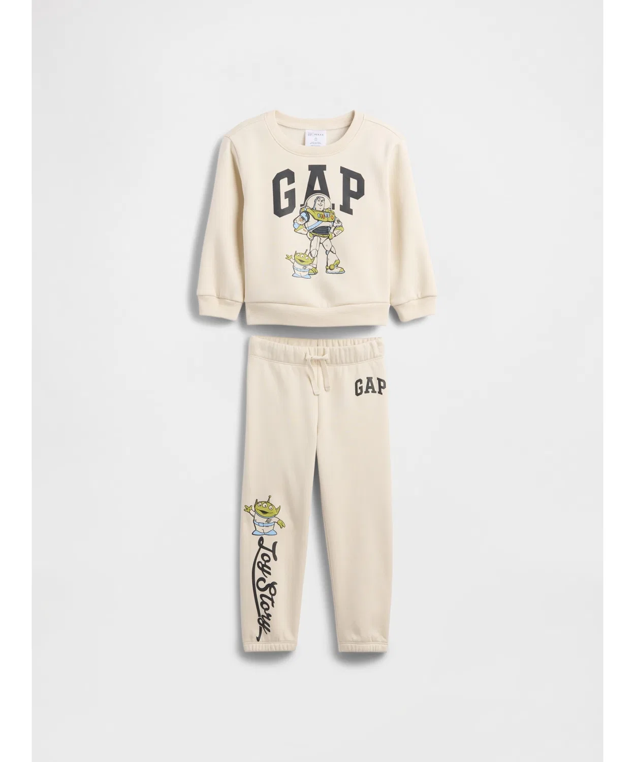 Детский костюм из 2 предметов с принтом Disney бренда babyGap, бежевый