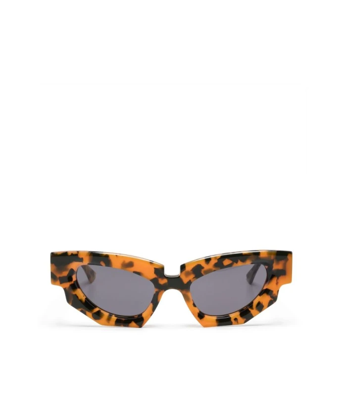 

Коричневые солнцезащитные очки в черепаховой оправе «кошачий глаз» с защитой от УФ-излучения. Kuboraum, коричневый