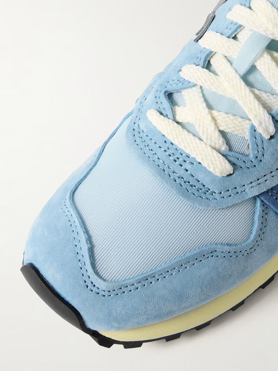 Кроссовки 574 из замши и сетки с кожаной отделкой New Balance, голубой — фото 4