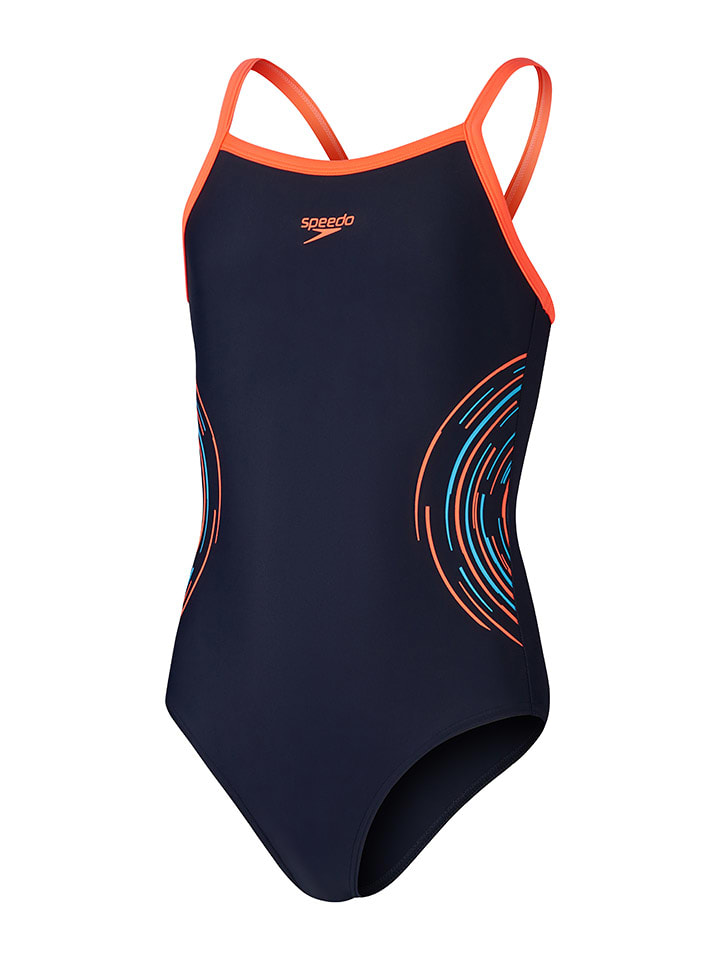 

Купальник Eco Plast Speedo, цвет schwarz/orange/hellblau