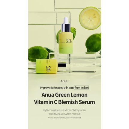 Сыворотка Anua — С витамином С «Зеленый лимон» с витамином Е, гиалуроновой и феруловой кислотой ,67 жидких, 20 мл — фото 2