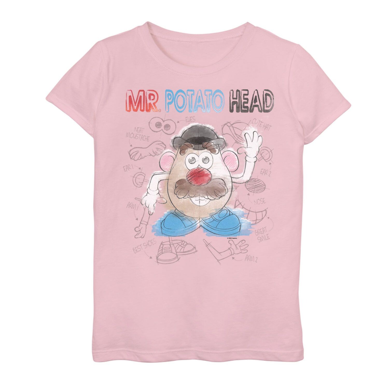 

Футболка с рисунком Disney Mr. Potato для девочек 7–16 лет Licensed Character