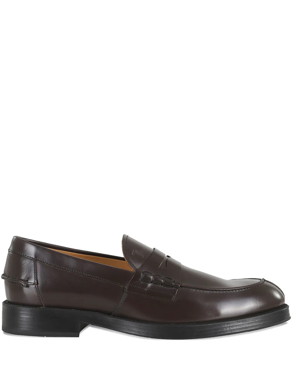 

Кожаные мокасины Penny TOD'S, коричневый