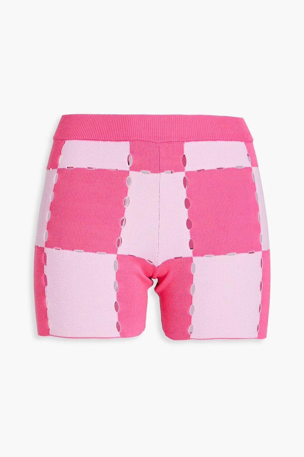 

Шорты Gelato в клетку из смесового хлопка JACQUEMUS, розовый