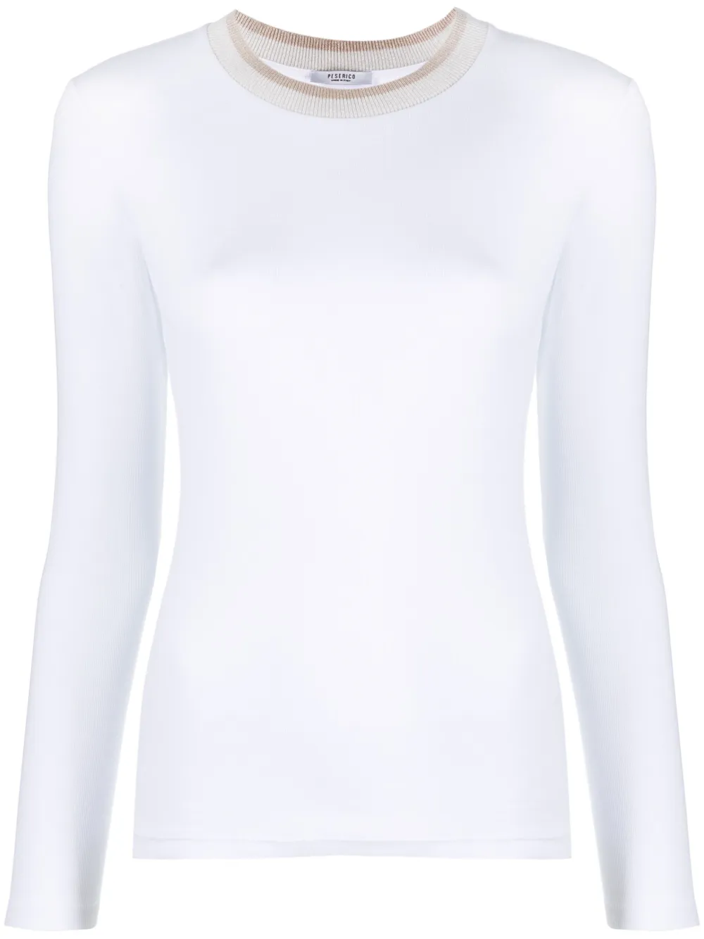 

Джемпер с круглым вырезом Peserico, белый