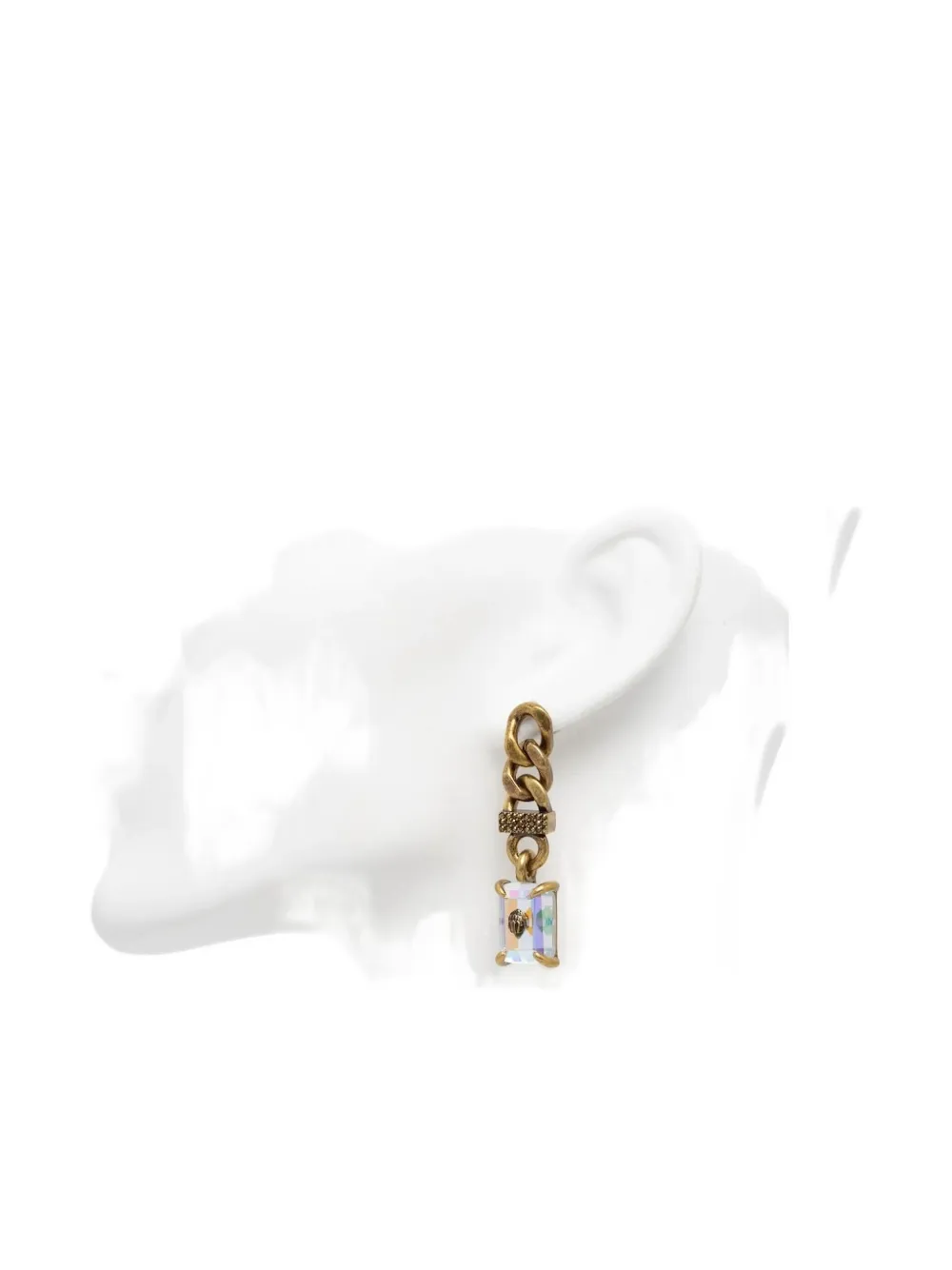 

Серьги, украшенные кристаллами Kurt Geiger London, золотой