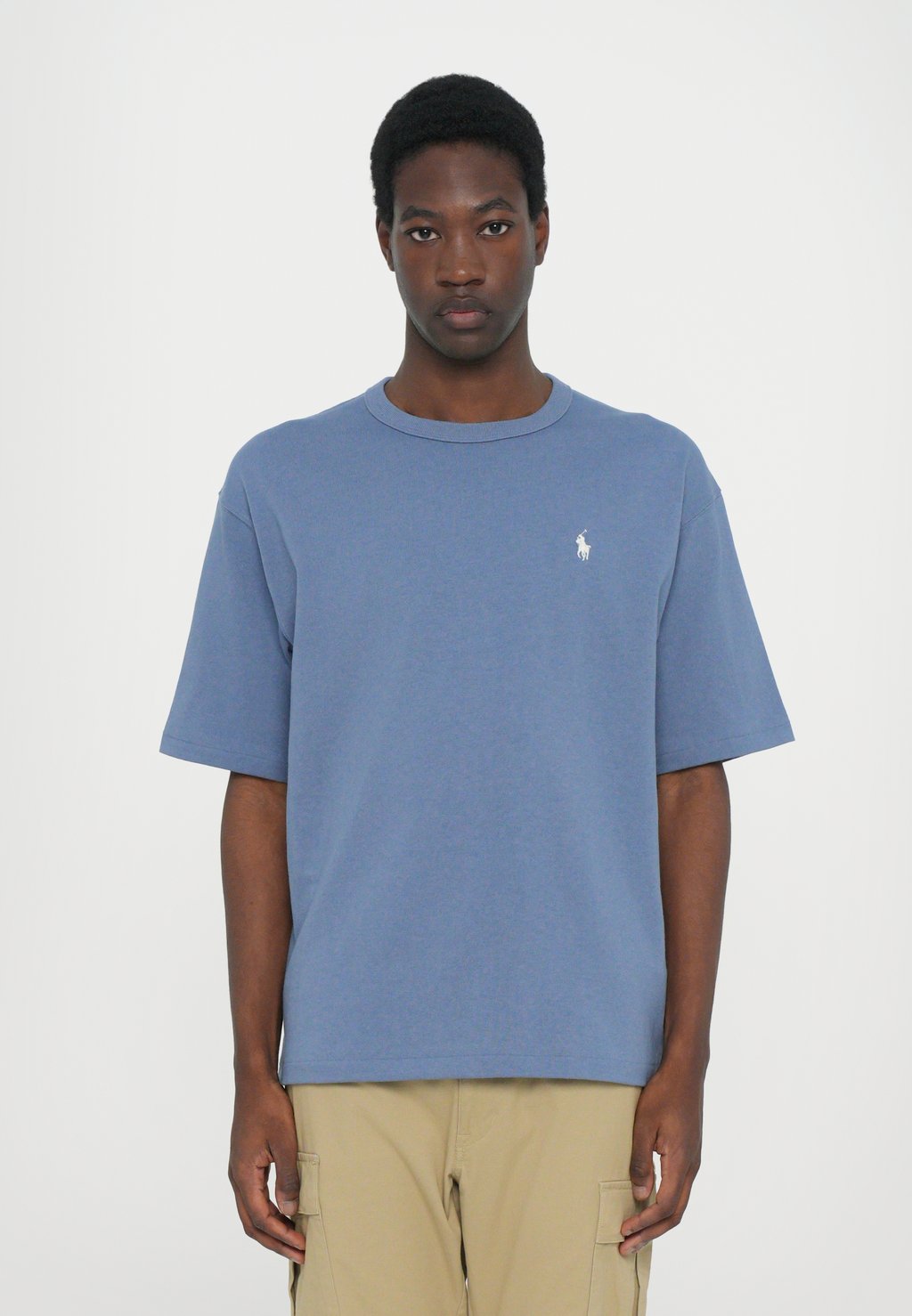 

Футболка с принтом Polo Ralph Lauren, синий